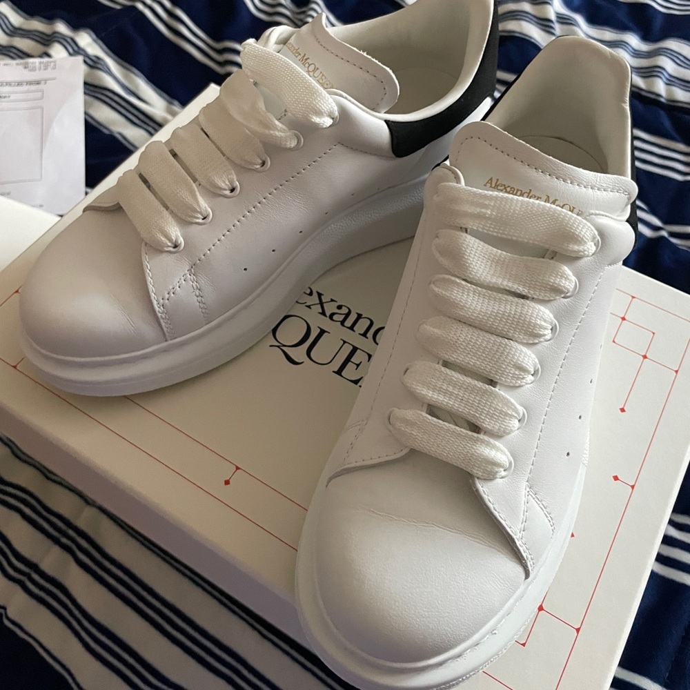 Authentic Alexander McQueen Oversized Leather Sneaker